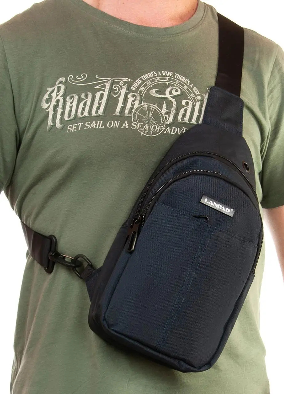 ФОТО КАРТИНКИ ЗОБРАЖЕННЯ Чоловіча сумка-слінг LANPAD тканинна, синій LAN83030 blue РОЗДРІБ ОПТ ГУРТ ГУРТОМ ОПТОМ! З ЄВРОПИ! ЯКІСТЬ! Купити Львів Характеристики Ціна Оплата Доставка "БОГОДАР" ІНТЕРНЕТ-МАГАЗИН Огляд Рейтинг Порівняння Як вибрати Якісний
