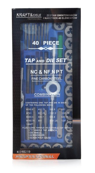 ФОТО КАРТИНКИ ЗОБРАЖЕННЯ Gwintowniki i narzynki 40el. KD10289 РОЗДРІБ ОПТ ГУРТ ГУРТОМ ОПТОМ! З ЄВРОПИ! ЯКІСТЬ! Купити Львів Характеристики Ціна Оплата Доставка "БОГОДАР" ІНТЕРНЕТ-МАГАЗИН Огляд Рейтинг Порівняння Як вибрати Якісний