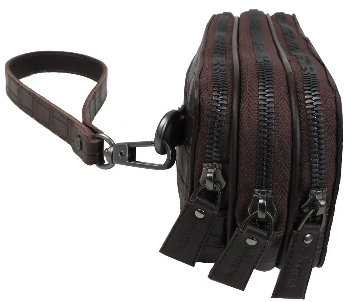 ФОТО КАРТИНКИ ЗОБРАЖЕННЯ Шкіряна барсетка на три відділи під крокодила MYKHAIL IKHTYAR коричнева 80072 croco brown РОЗДРІБ ОПТ ГУРТ ГУРТОМ ОПТОМ! З ЄВРОПИ! ЯКІСТЬ! Купити Львів Характеристики Ціна Оплата Доставка "БОГОДАР" ІНТЕРНЕТ-МАГАЗИН Огляд Рейтинг Порівняння Як вибрати Якісний