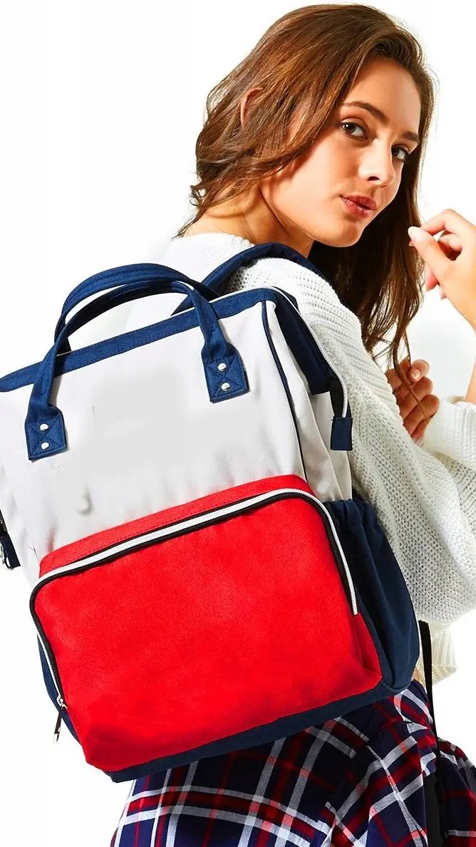 ФОТО КАРТИНКИ ЗОБРАЖЕННЯ Рюкзак-сумка для мами 12L Living Traveling Share різнобарвний xj3702 red white РОЗДРІБ ОПТ ГУРТ ГУРТОМ ОПТОМ! З ЄВРОПИ! ЯКІСТЬ! Купити Львів Характеристики Ціна Оплата Доставка "БОГОДАР" ІНТЕРНЕТ-МАГАЗИН Огляд Рейтинг Порівняння Як вибрати Якісний