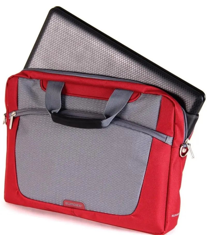 ФОТО КАРТИНКИ ЗОБРАЖЕННЯ Сумка для ноутбуків SUMDEX PON-318RD 16"  РОЗДРІБ ОПТ ГУРТ ГУРТОМ ОПТОМ! З ЄВРОПИ! ЯКІСТЬ! Купити Львів Характеристики Ціна Оплата Доставка "БОГОДАР" ІНТЕРНЕТ-МАГАЗИН Огляд Рейтинг Порівняння Як вибрати Якісний