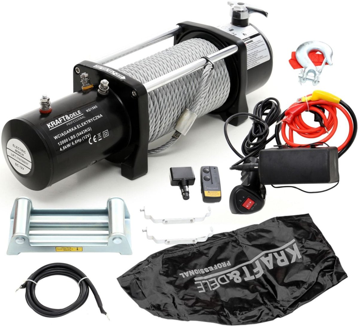 ФОТО КАРТИНКИ ЗОБРАЖЕННЯ Wyciągarka - Wciągarka elektryczna KD1565 12000LBS 12V РОЗДРІБ ОПТ ГУРТ ГУРТОМ ОПТОМ! З ЄВРОПИ! ЯКІСТЬ! Купити Львів Характеристики Ціна Оплата Доставка "БОГОДАР" ІНТЕРНЕТ-МАГАЗИН Огляд Рейтинг Порівняння Як вибрати Якісний