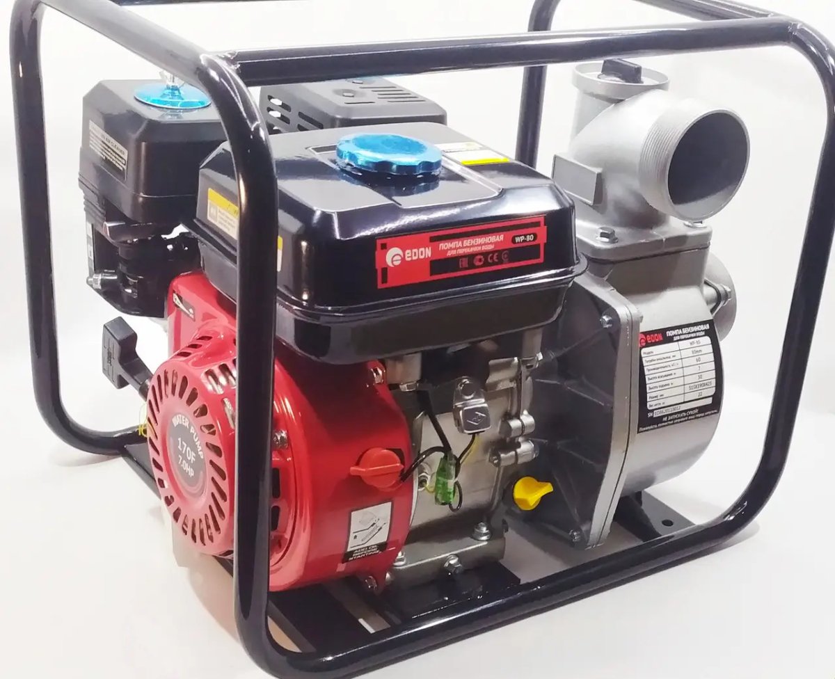 ФОТО КАРТИНКИ ЗОБРАЖЕННЯ Мотопомпа для чистої / легко-брудної води (шланг 80мм) EDON WP-80 : 4 тактний, 60 куб.м/год, 30м підйому РОЗДРІБ ОПТ ГУРТ ГУРТОМ ОПТОМ! З ЄВРОПИ! ЯКІСТЬ! Купити Львів Характеристики Ціна Оплата Доставка "БОГОДАР" ІНТЕРНЕТ-МАГАЗИН Огляд Рейтинг Порівняння Як вибрати Якісний