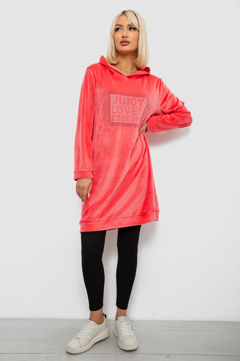 ФОТО КАРТИНКИ ЗОБРАЖЕННЯ Туніка жіноча однотонна велюрова AGER 257R338 L-XL Рожевий РОЗДРІБ ОПТ ГУРТ ГУРТОМ ОПТОМ! З ЄВРОПИ! ЯКІСТЬ! Купити Львів Характеристики Ціна Оплата Доставка "БОГОДАР" ІНТЕРНЕТ-МАГАЗИН Огляд Рейтинг Порівняння Як вибрати Якісний