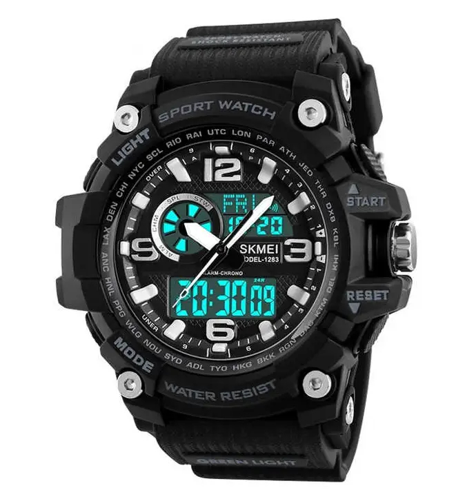 ФОТО КАРТИНКИ ЗОБРАЖЕННЯ Годинник наручний SKMEI 1283BK, BLACK, 11376 РОЗДРІБ ОПТ ГУРТ ГУРТОМ ОПТОМ! З ЄВРОПИ! ЯКІСТЬ! Купити Львів Характеристики Ціна Оплата Доставка "БОГОДАР" ІНТЕРНЕТ-МАГАЗИН Огляд Рейтинг Порівняння Як вибрати Якісний