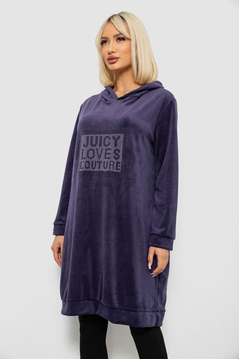 ФОТО КАРТИНКИ ЗОБРАЖЕННЯ Туніка жіноча однотонна велюрова AGER 257R338 L-XL Синій РОЗДРІБ ОПТ ГУРТ ГУРТОМ ОПТОМ! З ЄВРОПИ! ЯКІСТЬ! Купити Львів Характеристики Ціна Оплата Доставка "БОГОДАР" ІНТЕРНЕТ-МАГАЗИН Огляд Рейтинг Порівняння Як вибрати Якісний