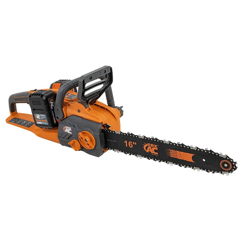 ФОТО КАРТИНКИ ЗОБРАЖЕННЯ Акумуляторна безщіткова ланцюгова пила TEX.AC ТАOE-S16 : з АКБ 20V 2 шт-6 Ah+ЗП, шина 406мм РОЗДРІБ ОПТ ГУРТ ГУРТОМ ОПТОМ! З ЄВРОПИ! ЯКІСТЬ! Купити Львів Характеристики Ціна Оплата Доставка "БОГОДАР" ІНТЕРНЕТ-МАГАЗИН Огляд Рейтинг Порівняння Як вибрати Якісний