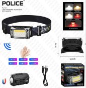 ФОТО КАРТИНКИ ЗОБРАЖЕННЯ Ліхтар налобний POLICE PL-131, білий + жовтий + червоний, сенсор, акум, магніт, Type-C РОЗДРІБ ОПТ ГУРТ ГУРТОМ ОПТОМ! З ЄВРОПИ! ЯКІСТЬ! Купити Львів Характеристики Ціна Оплата Доставка "БОГОДАР" ІНТЕРНЕТ-МАГАЗИН Огляд Рейтинг Порівняння Як вибрати Якісний