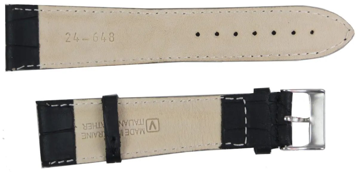 ФОТО КАРТИНКИ ЗОБРАЖЕННЯ Шкіряний ремінець для годинника під крокодила MYKHAIL IKHTYAR Ш20 мм чорний S20-619S black РОЗДРІБ ОПТ ГУРТ ГУРТОМ ОПТОМ! З ЄВРОПИ! ЯКІСТЬ! Купити Львів Характеристики Ціна Оплата Доставка "БОГОДАР" ІНТЕРНЕТ-МАГАЗИН Огляд Рейтинг Порівняння Як вибрати Якісний