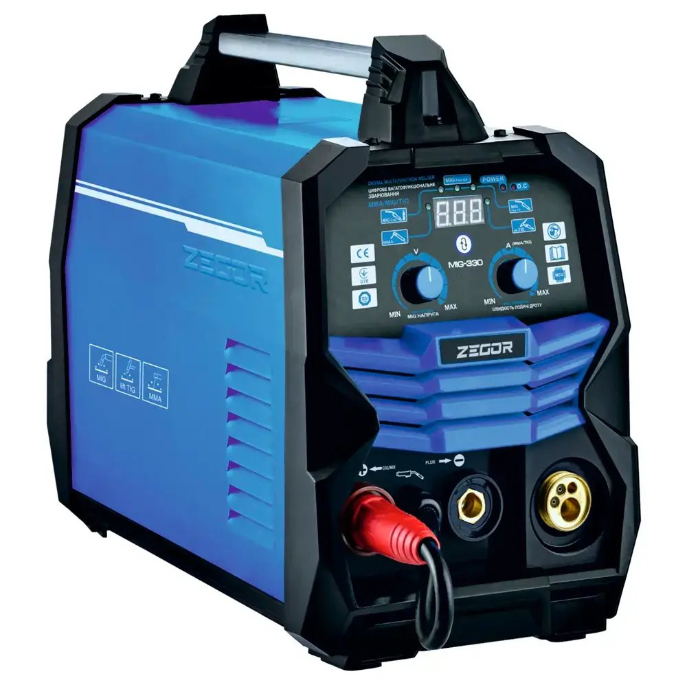 ФОТО КАРТИНКИ ЗОБРАЖЕННЯ Потужний зварювальний напівавтомат інверторного типу ZEGOR MIG-330 : 5.6 кВт, дріт 0.8-1мм,електрод 1.6-4мм РОЗДРІБ ОПТ ГУРТ ГУРТОМ ОПТОМ! З ЄВРОПИ! ЯКІСТЬ! Купити Львів Характеристики Ціна Оплата Доставка "БОГОДАР" ІНТЕРНЕТ-МАГАЗИН Огляд Рейтинг Порівняння Як вибрати Якісний