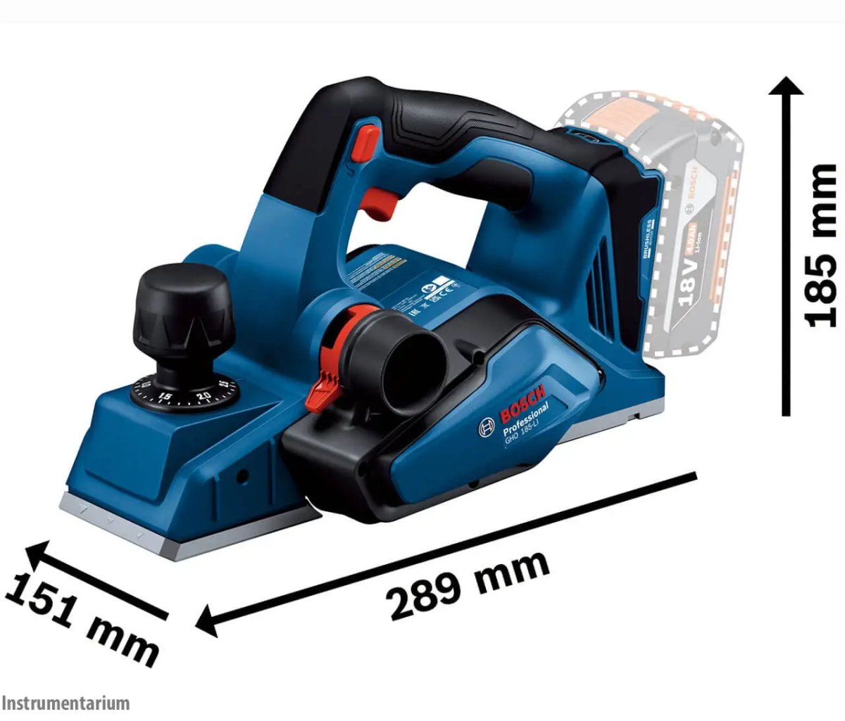 ФОТО КАРТИНКИ ЗОБРАЖЕННЯ Потужний акумуляторний рубанок BOSCH PROFESSIONAL GHO 185-LI : без АКБ, 14000 об/хв (06015B5021) РОЗДРІБ ОПТ ГУРТ ГУРТОМ ОПТОМ! З ЄВРОПИ! ЯКІСТЬ! Купити Львів Характеристики Ціна Оплата Доставка "БОГОДАР" ІНТЕРНЕТ-МАГАЗИН Огляд Рейтинг Порівняння Як вибрати Якісний