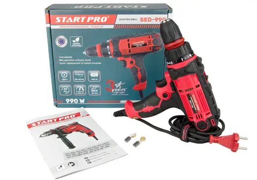 ФОТО КАРТИНКИ ЗОБРАЖЕННЯ Потужний електричний шуруповерт START PRO SED-990: 990Вт, 40Нм, 2 швидкості, 400/1600 об/хв. РОЗДРІБ ОПТ ГУРТ ГУРТОМ ОПТОМ! З ЄВРОПИ! ЯКІСТЬ! Купити Львів Характеристики Ціна Оплата Доставка "БОГОДАР" ІНТЕРНЕТ-МАГАЗИН Огляд Рейтинг Порівняння Як вибрати Якісний