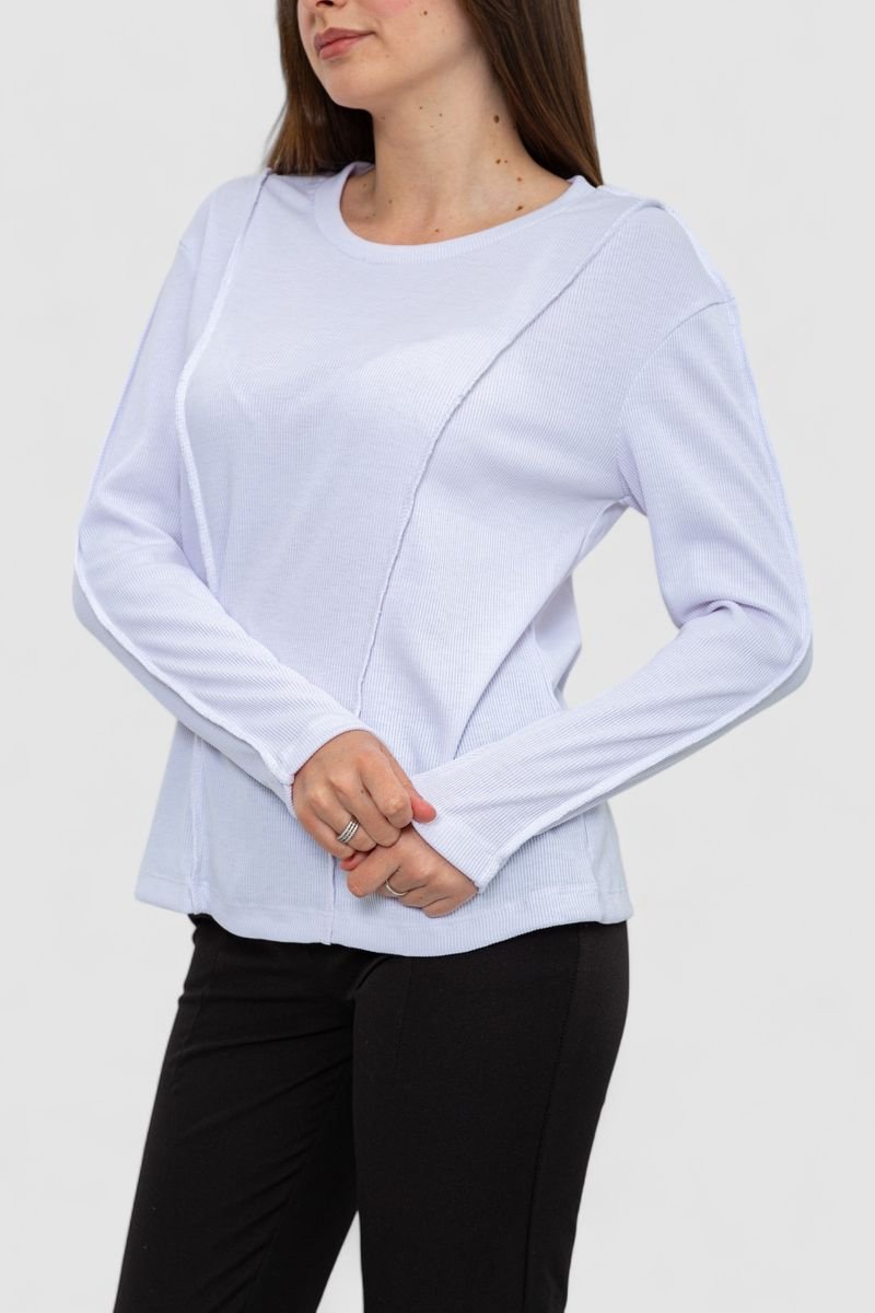 ФОТО КАРТИНКИ ЗОБРАЖЕННЯ Жіночий лонгслів в рубчик AGER 102R325 L-XL Білий РОЗДРІБ ОПТ ГУРТ ГУРТОМ ОПТОМ! З ЄВРОПИ! ЯКІСТЬ! Купити Львів Характеристики Ціна Оплата Доставка "БОГОДАР" ІНТЕРНЕТ-МАГАЗИН Огляд Рейтинг Порівняння Як вибрати Якісний