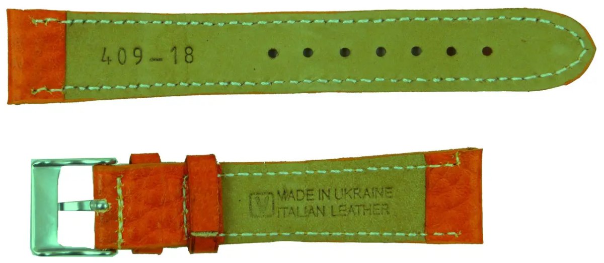 ФОТО КАРТИНКИ ЗОБРАЖЕННЯ Жіночий шкіряний ремінець для годинника MYKHAIL IKHTYAR Ш18 мм оранжевий S409-18S orange РОЗДРІБ ОПТ ГУРТ ГУРТОМ ОПТОМ! З ЄВРОПИ! ЯКІСТЬ! Купити Львів Характеристики Ціна Оплата Доставка "БОГОДАР" ІНТЕРНЕТ-МАГАЗИН Огляд Рейтинг Порівняння Як вибрати Якісний