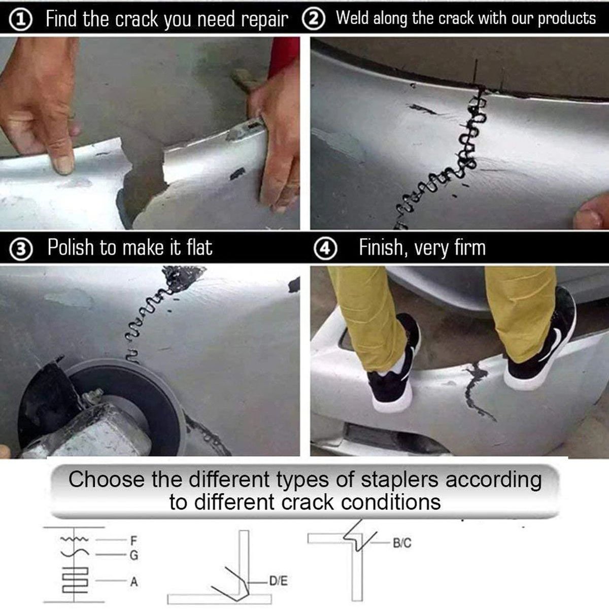 ФОТО КАРТИНКИ ЗОБРАЖЕННЯ Скоби для пайки TECHNET RS16 Мала хвиля 0.6 мм 200 штук для гарячих степлерів (термостеплерів) пайка/зварка/ремонт пластику пластмас Авто Мото РОЗДРІБ ОПТ ГУРТ ГУРТОМ ОПТОМ! З ЄВРОПИ! ЯКІСТЬ! Купити Львів Характеристики Ціна Оплата Доставка "БОГОДАР" ІНТЕРНЕТ-МАГАЗИН Огляд Рейтинг Порівняння Як вибрати Якісний