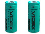 ФОТО КАРТИНКИ ЗОБРАЖЕННЯ Акумулятор 2 штуки VIDEX 26650 5000 mAh Li-Ion 3.7V 20A (30A) без захисту високострумовий Літій-Іонний ORIGINAL РОЗДРІБ ОПТ ГУРТ ГУРТОМ ОПТОМ! З ЄВРОПИ! ЯКІСТЬ! Купити Львів Характеристики Ціна Оплата Доставка "БОГОДАР" ІНТЕРНЕТ-МАГАЗИН Огляд Рейтинг Порівняння Як вибрати Якісний