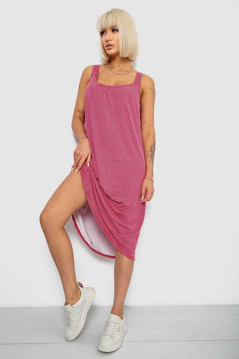 ФОТО КАРТИНКИ ЗОБРАЖЕННЯ Сарафан жіночий  в клітинку AGER 257R733-2 4XL-5XL Кораловий РОЗДРІБ ОПТ ГУРТ ГУРТОМ ОПТОМ! З ЄВРОПИ! ЯКІСТЬ! Купити Львів Характеристики Ціна Оплата Доставка "БОГОДАР" ІНТЕРНЕТ-МАГАЗИН Огляд Рейтинг Порівняння Як вибрати Якісний