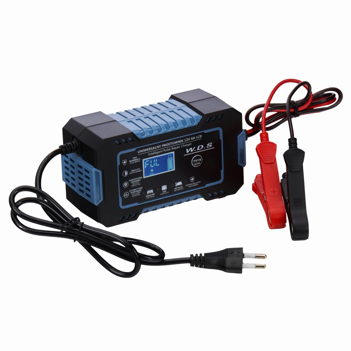 ФОТО КАРТИНКИ ЗОБРАЖЕННЯ Prostownik uniwersalny 12V / 6A WDS2230 РОЗДРІБ ОПТ ГУРТ ГУРТОМ ОПТОМ! З ЄВРОПИ! ЯКІСТЬ! Купити Львів Характеристики Ціна Оплата Доставка "БОГОДАР" ІНТЕРНЕТ-МАГАЗИН Огляд Рейтинг Порівняння Як вибрати Якісний
