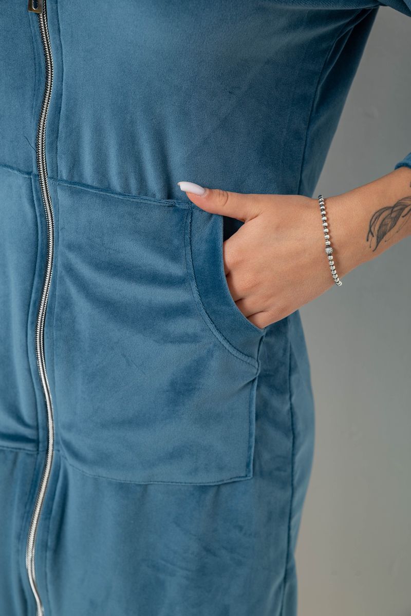 ФОТО КАРТИНКИ ЗОБРАЖЕННЯ Халат жіночий велюровий на блискавці AGER 257R1023 S-M Петроль РОЗДРІБ ОПТ ГУРТ ГУРТОМ ОПТОМ! З ЄВРОПИ! ЯКІСТЬ! Купити Львів Характеристики Ціна Оплата Доставка "БОГОДАР" ІНТЕРНЕТ-МАГАЗИН Огляд Рейтинг Порівняння Як вибрати Якісний