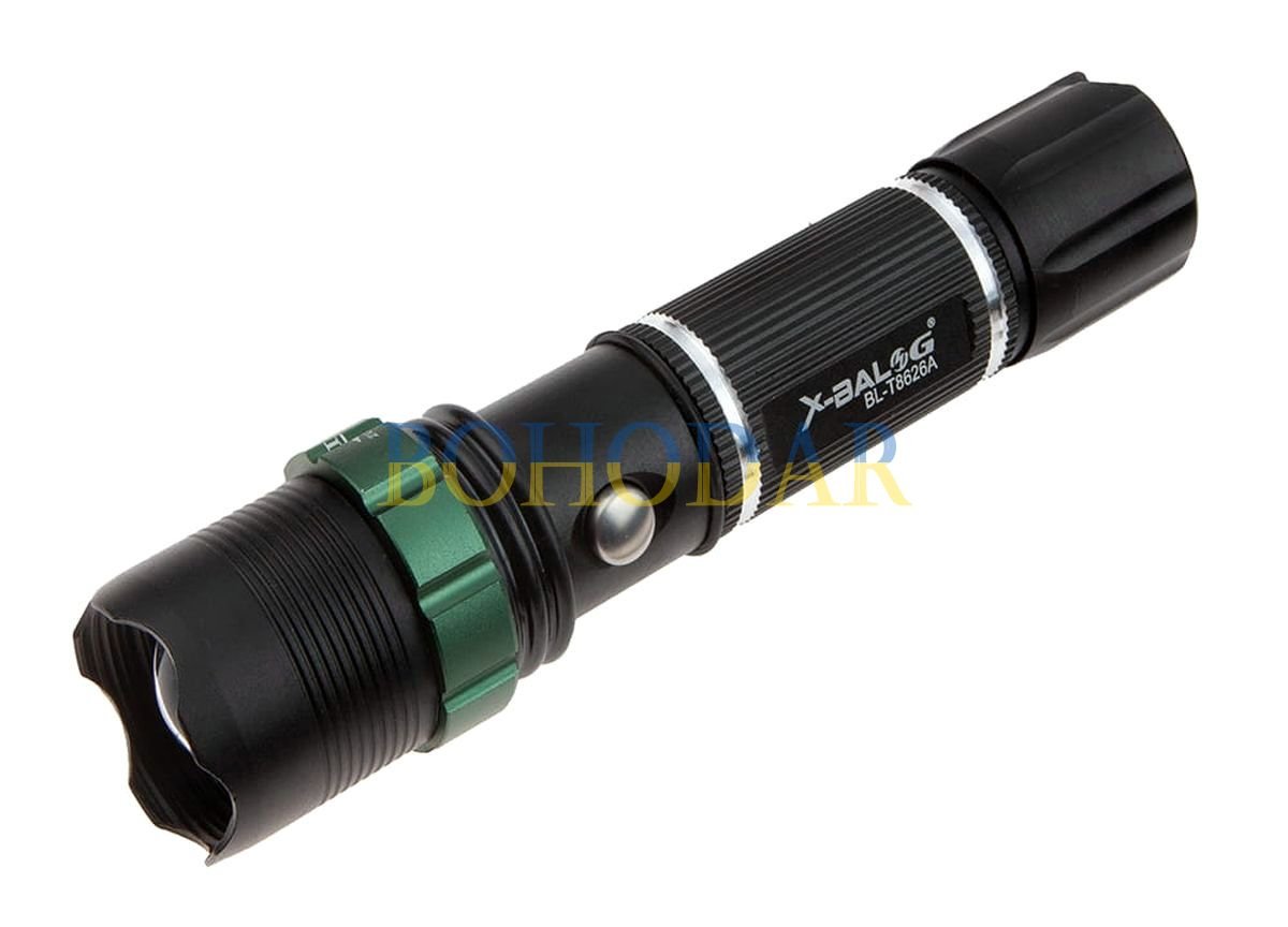 ФОТО КАРТИНКИ ЗОБРАЖЕННЯ Ліхтарик ручний X-BALOG BL-T8626A-T6 L-073 ліхтар фонарик XML-T6 Штекер 3.5 мм 18650 8800 mAh 1500 Лм 800 м Польща! РОЗДРІБ ОПТ ГУРТ ГУРТОМ ОПТОМ! З ЄВРОПИ! ЯКІСТЬ! Купити Львів Характеристики Ціна Оплата Доставка "БОГОДАР" ІНТЕРНЕТ-МАГАЗИН Огляд Рейтинг Порівняння Як вибрати Якісний