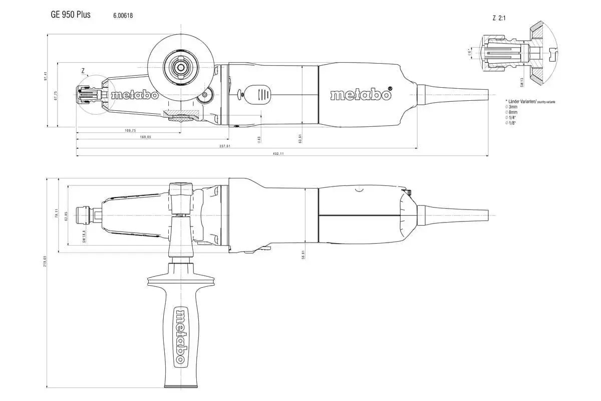 ФОТО КАРТИНКИ ЗОБРАЖЕННЯ Професійна пряма шліфувальна машина METABO GE 950 G Plus : 950 Вт, об.х.х. 8700 об/хв, цанга 6мм,  вага 1.7 кг РОЗДРІБ ОПТ ГУРТ ГУРТОМ ОПТОМ! З ЄВРОПИ! ЯКІСТЬ! Купити Львів Характеристики Ціна Оплата Доставка "БОГОДАР" ІНТЕРНЕТ-МАГАЗИН Огляд Рейтинг Порівняння Як вибрати Якісний