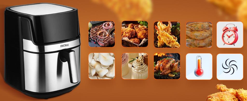 ФОТО КАРТИНКИ ЗОБРАЖЕННЯ AIRFRYER FRYTKOWNICA BEZTŁUSZCZOWA 8L KRAFT&DELE KD4101 1850W РОЗДРІБ ОПТ ГУРТ ГУРТОМ ОПТОМ! З ЄВРОПИ! ЯКІСТЬ! Купити Львів Характеристики Ціна Оплата Доставка "БОГОДАР" ІНТЕРНЕТ-МАГАЗИН Огляд Рейтинг Порівняння Як вибрати Якісний