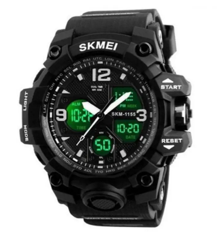 ФОТО КАРТИНКИ ЗОБРАЖЕННЯ Годинник наручний 1155BBK SKMEI, BLACK, 6025 РОЗДРІБ ОПТ ГУРТ ГУРТОМ ОПТОМ! З ЄВРОПИ! ЯКІСТЬ! Купити Львів Характеристики Ціна Оплата Доставка "БОГОДАР" ІНТЕРНЕТ-МАГАЗИН Огляд Рейтинг Порівняння Як вибрати Якісний