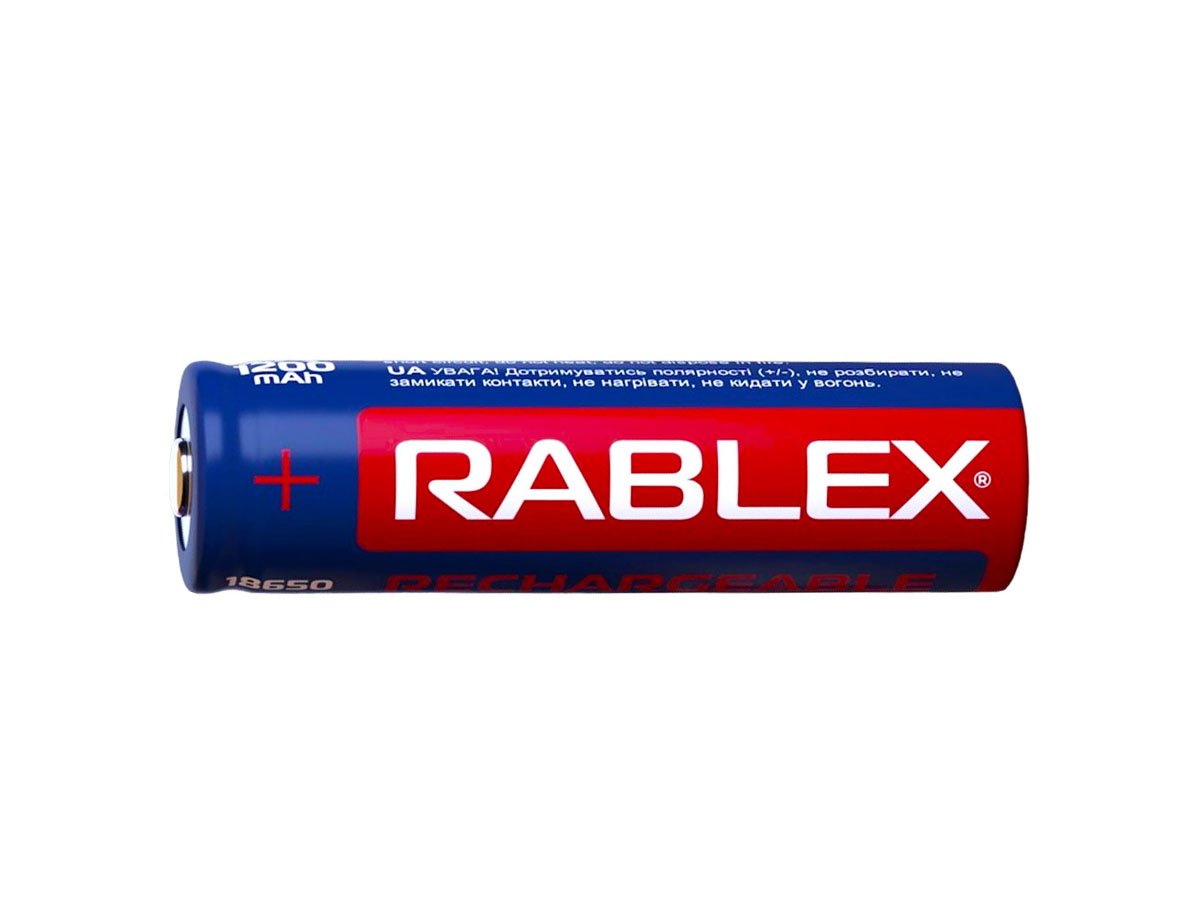 ФОТО КАРТИНКИ ЗОБРАЖЕННЯ Акумулятор 1 штука RABLEX 18650 1200 mAh Li-Ion 3.7V без захисту Літій-Іонний ORIGINAL РОЗДРІБ ОПТ ГУРТ ГУРТОМ ОПТОМ! З ЄВРОПИ! ЯКІСТЬ! Купити Львів Характеристики Ціна Оплата Доставка "БОГОДАР" ІНТЕРНЕТ-МАГАЗИН Огляд Рейтинг Порівняння Як вибрати Якісний