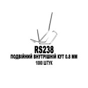 ФОТО КАРТИНКИ ЗОБРАЖЕННЯ Скоби для пайки BOHODAR RS238 Подвійний Внутрішній кут 0.8 мм 1000 штук для гарячих степлерів пайка/зварка/ремонт пластику пластмас Авто Мото РОЗДРІБ ОПТ ГУРТ ГУРТОМ ОПТОМ! З ЄВРОПИ! ЯКІСТЬ! Купити Львів Характеристики Ціна Оплата Доставка "БОГОДАР" ІНТЕРНЕТ-МАГАЗИН Огляд Рейтинг Порівняння Як вибрати Якісний