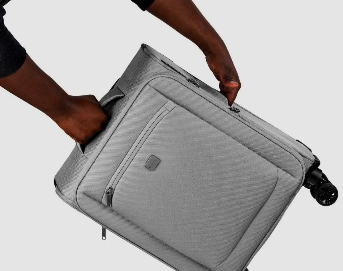 ФОТО КАРТИНКИ ЗОБРАЖЕННЯ Маленька валіза з тканини із збільшенням об'єму 35/40L Topmove сірий IAN445590 grey РОЗДРІБ ОПТ ГУРТ ГУРТОМ ОПТОМ! З ЄВРОПИ! ЯКІСТЬ! Купити Львів Характеристики Ціна Оплата Доставка "БОГОДАР" ІНТЕРНЕТ-МАГАЗИН Огляд Рейтинг Порівняння Як вибрати Якісний