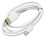 ФОТО КАРТИНКИ ЗОБРАЖЕННЯ Кабель mini DisplayPort - DisplayPort  / 1,8м РОЗДРІБ ОПТ ГУРТ ГУРТОМ ОПТОМ! З ЄВРОПИ! ЯКІСТЬ! Купити Львів Характеристики Ціна Оплата Доставка "БОГОДАР" ІНТЕРНЕТ-МАГАЗИН Огляд Рейтинг Порівняння Як вибрати Якісний