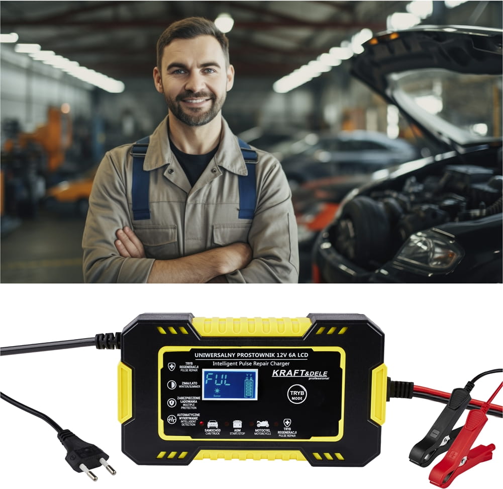 ФОТО КАРТИНКИ ЗОБРАЖЕННЯ Automatyczny prostownik akumulatorowy LCD 12V / 6A KD1290 РОЗДРІБ ОПТ ГУРТ ГУРТОМ ОПТОМ! З ЄВРОПИ! ЯКІСТЬ! Купити Львів Характеристики Ціна Оплата Доставка "БОГОДАР" ІНТЕРНЕТ-МАГАЗИН Огляд Рейтинг Порівняння Як вибрати Якісний