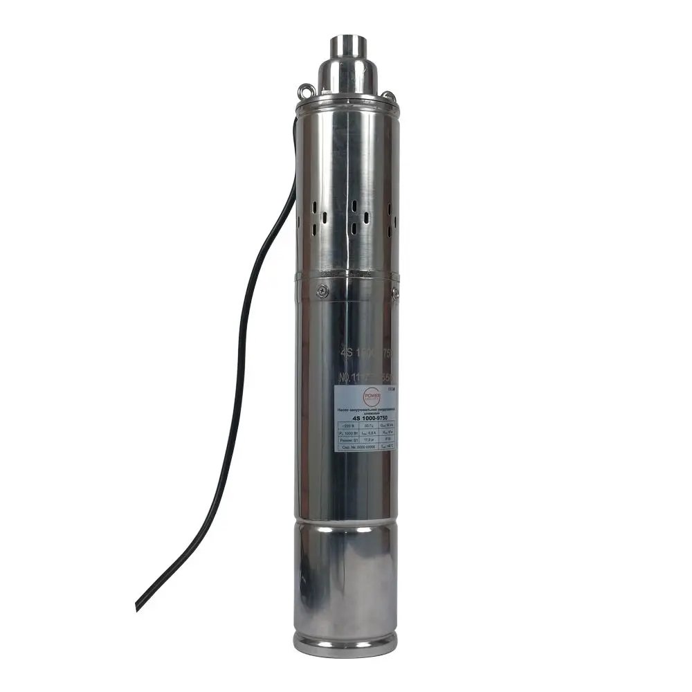 ФОТО КАРТИНКИ ЗОБРАЖЕННЯ Насос заглибний свердловинний шнековий POWERCRAFT 4S 1000-9750  + 10м кабель : 1 кВт, 50 л/хв, 97м висота напору РОЗДРІБ ОПТ ГУРТ ГУРТОМ ОПТОМ! З ЄВРОПИ! ЯКІСТЬ! Купити Львів Характеристики Ціна Оплата Доставка "БОГОДАР" ІНТЕРНЕТ-МАГАЗИН Огляд Рейтинг Порівняння Як вибрати Якісний