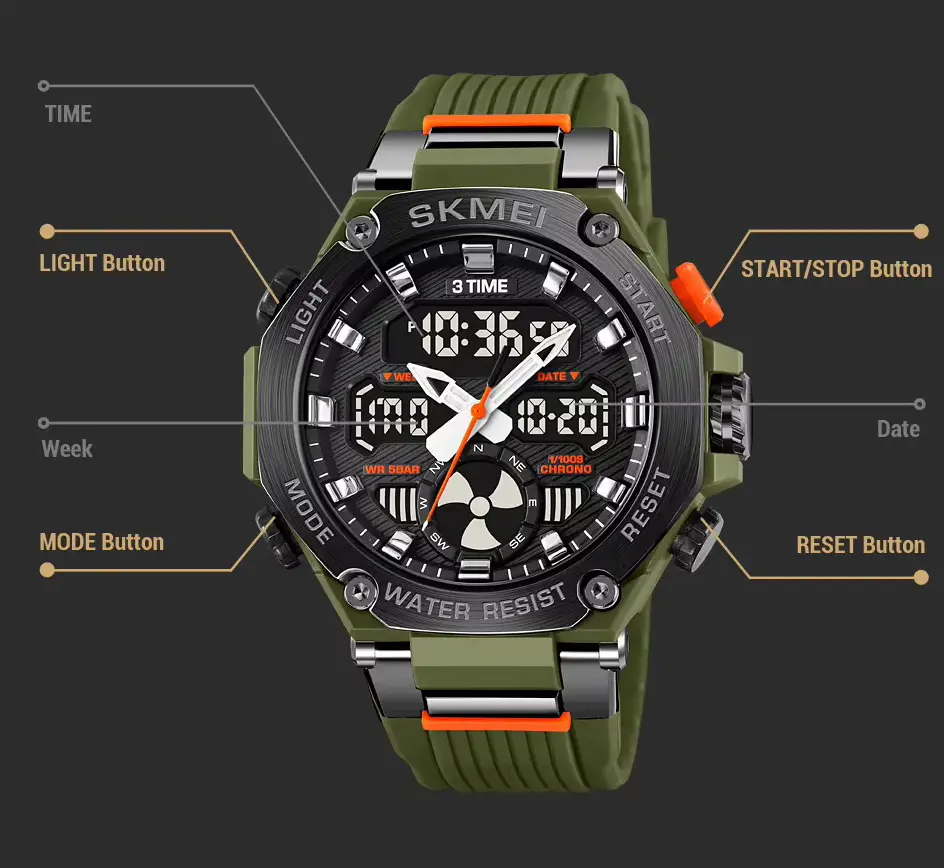 ФОТО КАРТИНКИ ЗОБРАЖЕННЯ Годинник наручний SKMEI 2223AG, ARMY GREEN, 11507 РОЗДРІБ ОПТ ГУРТ ГУРТОМ ОПТОМ! З ЄВРОПИ! ЯКІСТЬ! Купити Львів Характеристики Ціна Оплата Доставка "БОГОДАР" ІНТЕРНЕТ-МАГАЗИН Огляд Рейтинг Порівняння Як вибрати Якісний