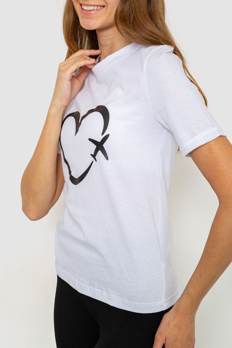 ФОТО КАРТИНКИ ЗОБРАЖЕННЯ Жіноча футболка з принтом AGER 241R121 L Білий РОЗДРІБ ОПТ ГУРТ ГУРТОМ ОПТОМ! З ЄВРОПИ! ЯКІСТЬ! Купити Львів Характеристики Ціна Оплата Доставка "БОГОДАР" ІНТЕРНЕТ-МАГАЗИН Огляд Рейтинг Порівняння Як вибрати Якісний