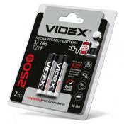 ФОТО КАРТИНКИ ЗОБРАЖЕННЯ Акумулятор VIDEX HR6 AA Ni-MH 2500 mAh 1.2V 1 шт. РОЗДРІБ ОПТ ГУРТ ГУРТОМ ОПТОМ! З ЄВРОПИ! ЯКІСТЬ! Купити Львів Характеристики Ціна Оплата Доставка "БОГОДАР" ІНТЕРНЕТ-МАГАЗИН Огляд Рейтинг Порівняння Як вибрати Якісний