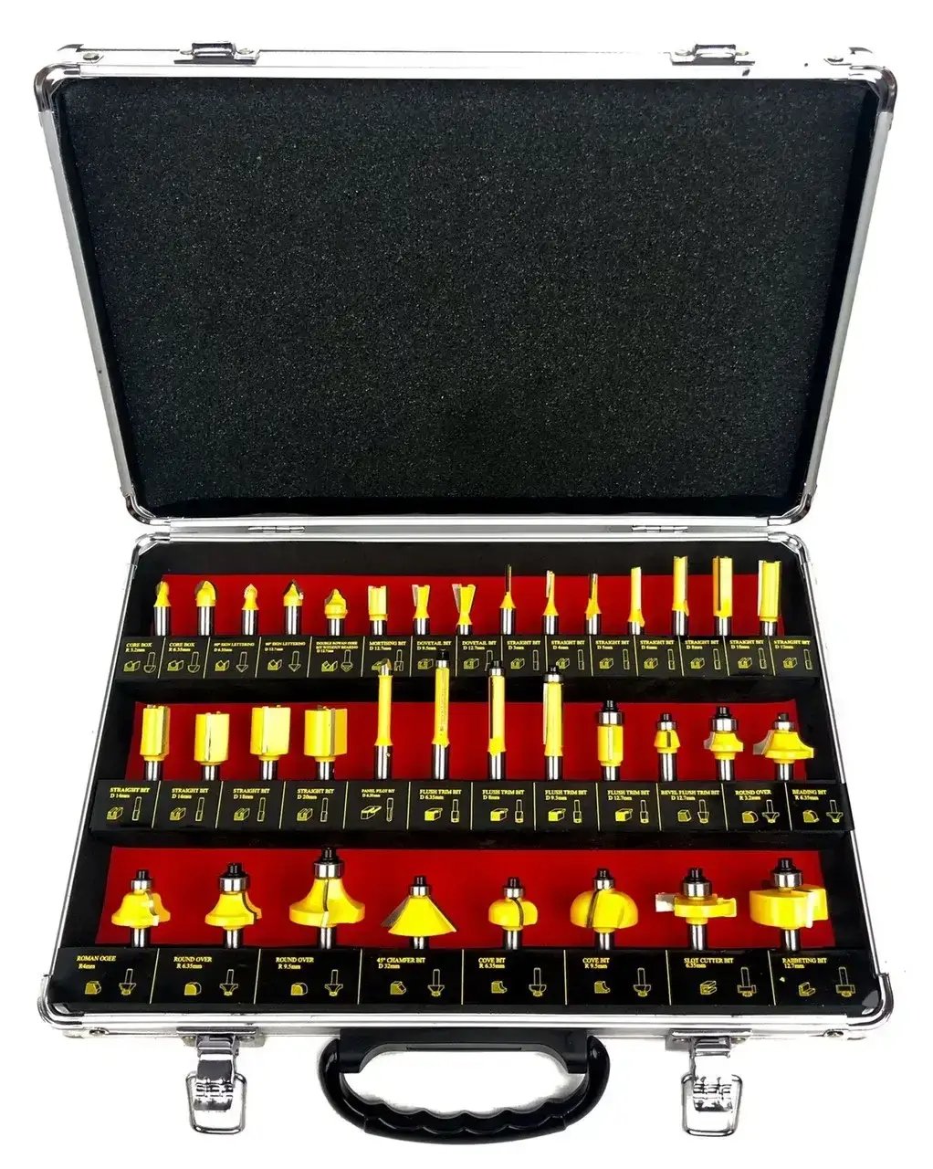 ФОТО КАРТИНКИ ЗОБРАЖЕННЯ Якісний набір фрез по дереву хвостовик 8 мм 35 шт. AL-FA ALRBS35-8 РОЗДРІБ ОПТ ГУРТ ГУРТОМ ОПТОМ! З ЄВРОПИ! ЯКІСТЬ! Купити Львів Характеристики Ціна Оплата Доставка "БОГОДАР" ІНТЕРНЕТ-МАГАЗИН Огляд Рейтинг Порівняння Як вибрати Якісний