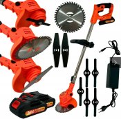 ФОТО КАРТИНКИ ЗОБРАЖЕННЯ Потужний акумуляторний тример Daolong : з АКБ 2 шт-36V+ЗП, 18000 об/хв, ширина 25 см, ніж/диск РОЗДРІБ ОПТ ГУРТ ГУРТОМ ОПТОМ! З ЄВРОПИ! ЯКІСТЬ! Купити Львів Характеристики Ціна Оплата Доставка "БОГОДАР" ІНТЕРНЕТ-МАГАЗИН Огляд Рейтинг Порівняння Як вибрати Якісний