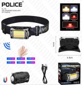 ФОТО КАРТИНКИ ЗОБРАЖЕННЯ Ліхтар налобний POLICE PL-116, білий + жовтий + червоний, сенсор, акум, магніт, Type-C РОЗДРІБ ОПТ ГУРТ ГУРТОМ ОПТОМ! З ЄВРОПИ! ЯКІСТЬ! Купити Львів Характеристики Ціна Оплата Доставка "БОГОДАР" ІНТЕРНЕТ-МАГАЗИН Огляд Рейтинг Порівняння Як вибрати Якісний