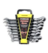 ФОТО КАРТИНКИ ЗОБРАЖЕННЯ Набір ключів ріжково-накидних із тріскачкою Ferrum од. (8-19) РОЗДРІБ ОПТ ГУРТ ГУРТОМ ОПТОМ! З ЄВРОПИ! ЯКІСТЬ! Купити Львів Характеристики Ціна Оплата Доставка "БОГОДАР" ІНТЕРНЕТ-МАГАЗИН Огляд Рейтинг Порівняння Як вибрати Якісний