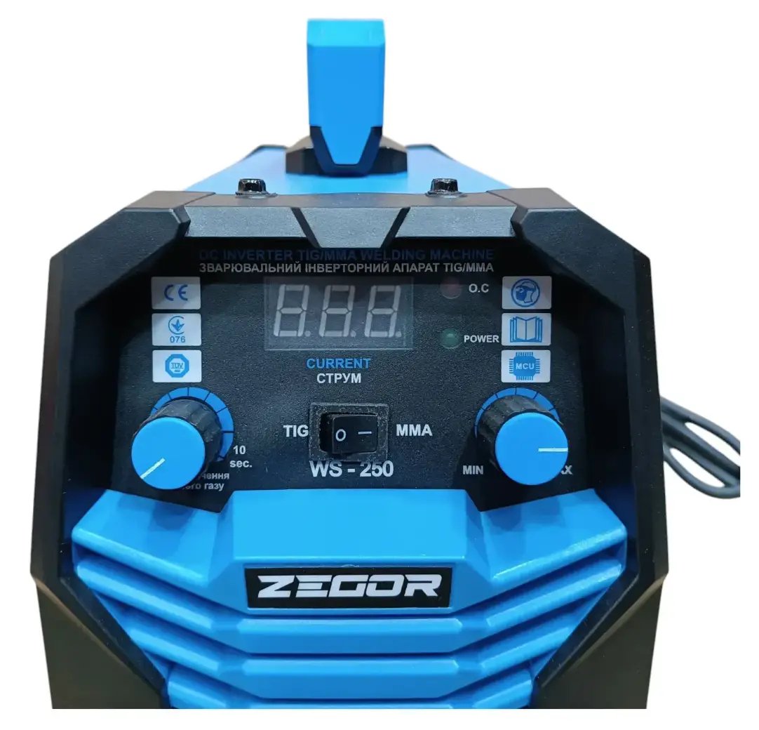 ФОТО КАРТИНКИ ЗОБРАЖЕННЯ Потужний апарат аргонодугового зварювання ZEGOR WS-250 : 5.3кВт, електроди 1.6-4.0мм РОЗДРІБ ОПТ ГУРТ ГУРТОМ ОПТОМ! З ЄВРОПИ! ЯКІСТЬ! Купити Львів Характеристики Ціна Оплата Доставка "БОГОДАР" ІНТЕРНЕТ-МАГАЗИН Огляд Рейтинг Порівняння Як вибрати Якісний