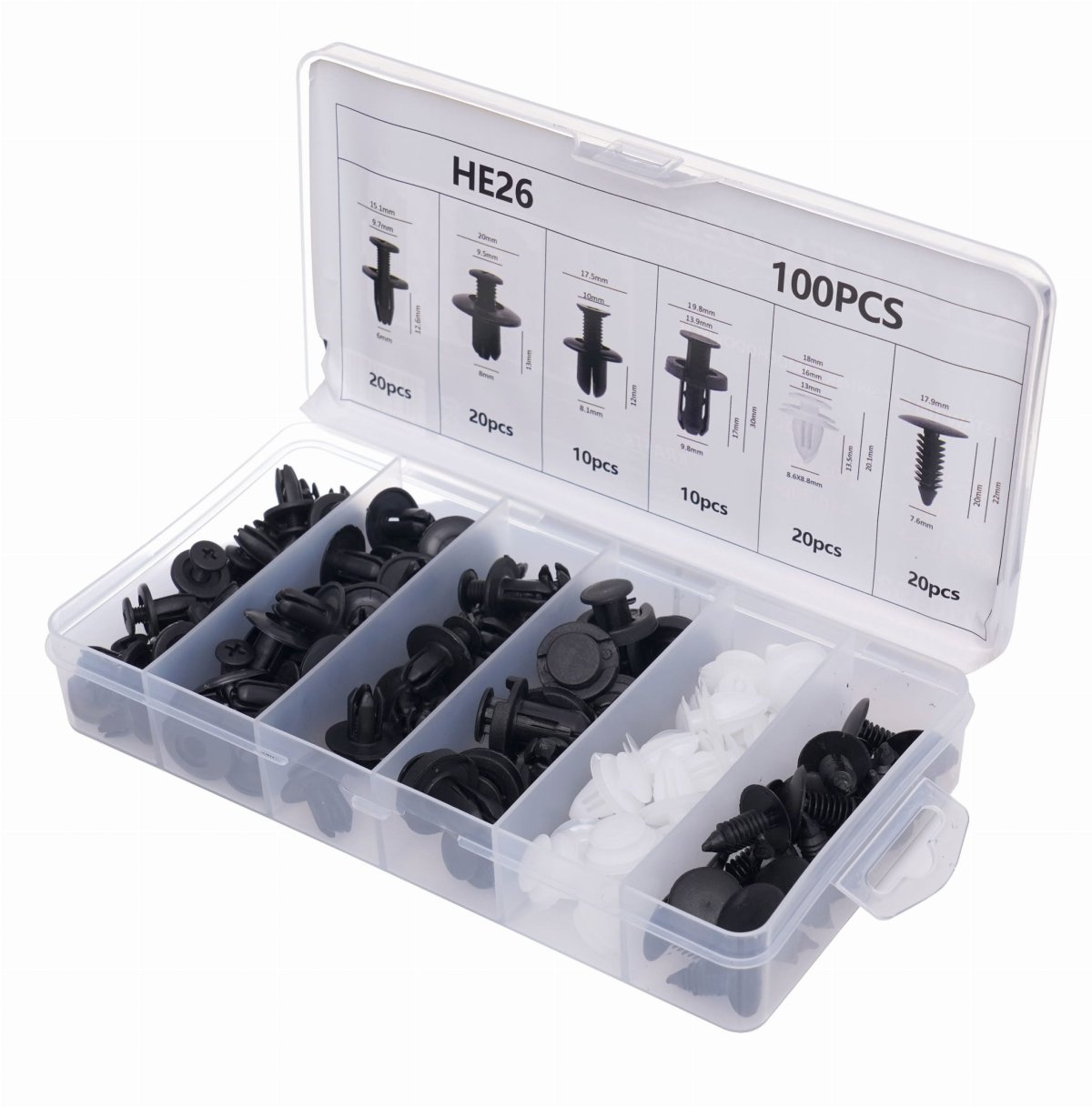 ФОТО КАРТИНКИ ЗОБРАЖЕННЯ Spinki i klipsy mocujące do tapicerki 100szt. KD10498 РОЗДРІБ ОПТ ГУРТ ГУРТОМ ОПТОМ! З ЄВРОПИ! ЯКІСТЬ! Купити Львів Характеристики Ціна Оплата Доставка "БОГОДАР" ІНТЕРНЕТ-МАГАЗИН Огляд Рейтинг Порівняння Як вибрати Якісний