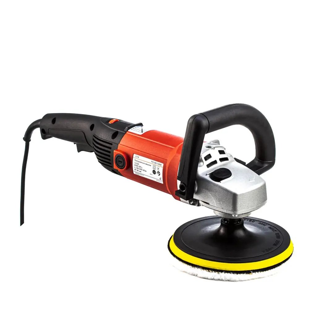 ФОТО КАРТИНКИ ЗОБРАЖЕННЯ Потужна полірувальна машина GTM PO180/1300E :  1300 Вт, диск 180 мм, 400-2200 об/хв, вага 5.1 кг РОЗДРІБ ОПТ ГУРТ ГУРТОМ ОПТОМ! З ЄВРОПИ! ЯКІСТЬ! Купити Львів Характеристики Ціна Оплата Доставка "БОГОДАР" ІНТЕРНЕТ-МАГАЗИН Огляд Рейтинг Порівняння Як вибрати Якісний