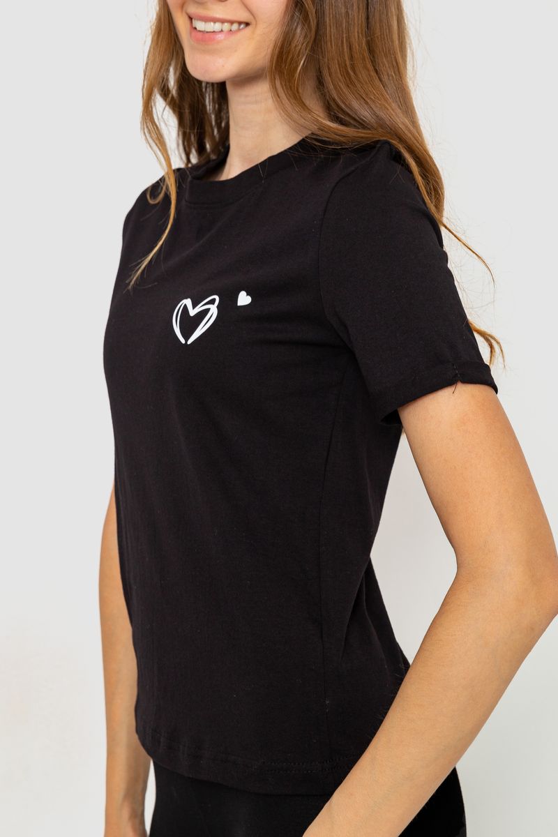 ФОТО КАРТИНКИ ЗОБРАЖЕННЯ Жіноча футболка з принтом AGER 241R122 S Чорний РОЗДРІБ ОПТ ГУРТ ГУРТОМ ОПТОМ! З ЄВРОПИ! ЯКІСТЬ! Купити Львів Характеристики Ціна Оплата Доставка "БОГОДАР" ІНТЕРНЕТ-МАГАЗИН Огляд Рейтинг Порівняння Як вибрати Якісний