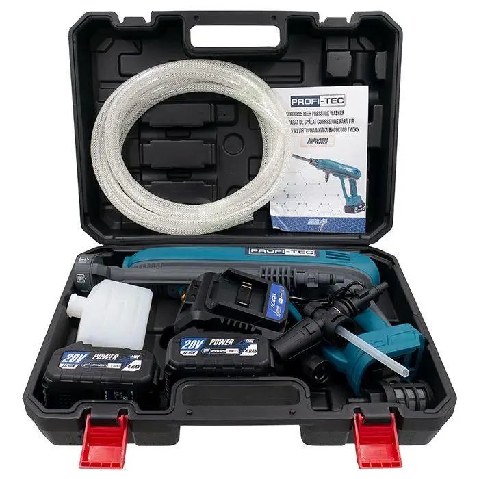 ФОТО КАРТИНКИ ЗОБРАЖЕННЯ Потужна мийка високого тиску аккумуляторная PROFI-TEC PHPW3020 POWERLINE : з АКБ 18V 4.0Ah, 30 бар РОЗДРІБ ОПТ ГУРТ ГУРТОМ ОПТОМ! З ЄВРОПИ! ЯКІСТЬ! Купити Львів Характеристики Ціна Оплата Доставка "БОГОДАР" ІНТЕРНЕТ-МАГАЗИН Огляд Рейтинг Порівняння Як вибрати Якісний