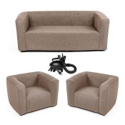 ФОТО КАРТИНКИ ЗОБРАЖЕННЯ Комплект надувних меблів диван і 2 крісла Коричневий SW-00002657 РОЗДРІБ ОПТ ГУРТ ГУРТОМ ОПТОМ! З ЄВРОПИ! ЯКІСТЬ! Купити Львів Характеристики Ціна Оплата Доставка "БОГОДАР" ІНТЕРНЕТ-МАГАЗИН Огляд Рейтинг Порівняння Як вибрати Якісний