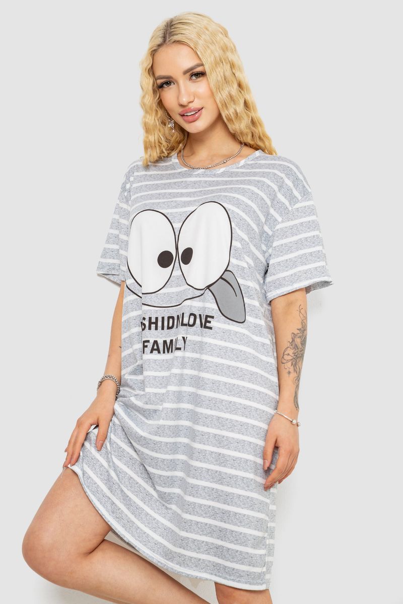 ФОТО КАРТИНКИ ЗОБРАЖЕННЯ Нічна сорочка AGER 238R335 XXL Сіро-білий РОЗДРІБ ОПТ ГУРТ ГУРТОМ ОПТОМ! З ЄВРОПИ! ЯКІСТЬ! Купити Львів Характеристики Ціна Оплата Доставка "БОГОДАР" ІНТЕРНЕТ-МАГАЗИН Огляд Рейтинг Порівняння Як вибрати Якісний