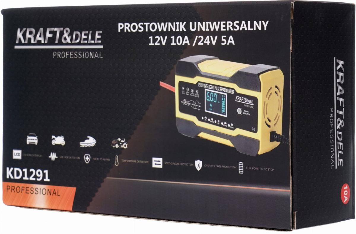 ФОТО КАРТИНКИ ЗОБРАЖЕННЯ Prostownik uniwersalny 12/24V 10A KD1291 РОЗДРІБ ОПТ ГУРТ ГУРТОМ ОПТОМ! З ЄВРОПИ! ЯКІСТЬ! Купити Львів Характеристики Ціна Оплата Доставка "БОГОДАР" ІНТЕРНЕТ-МАГАЗИН Огляд Рейтинг Порівняння Як вибрати Якісний