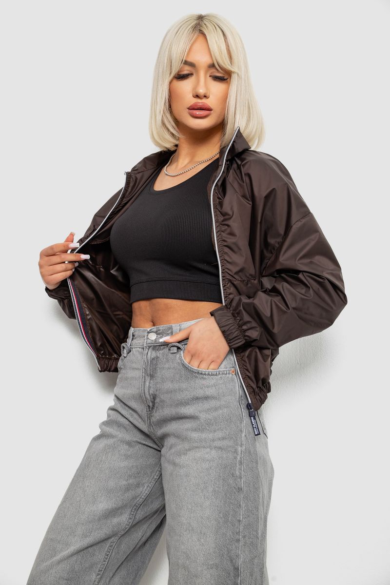 ФОТО КАРТИНКИ ЗОБРАЖЕННЯ Вітровка жіноча однотонна без підкладки AGER 257R362 L Шоколадний РОЗДРІБ ОПТ ГУРТ ГУРТОМ ОПТОМ! З ЄВРОПИ! ЯКІСТЬ! Купити Львів Характеристики Ціна Оплата Доставка "БОГОДАР" ІНТЕРНЕТ-МАГАЗИН Огляд Рейтинг Порівняння Як вибрати Якісний