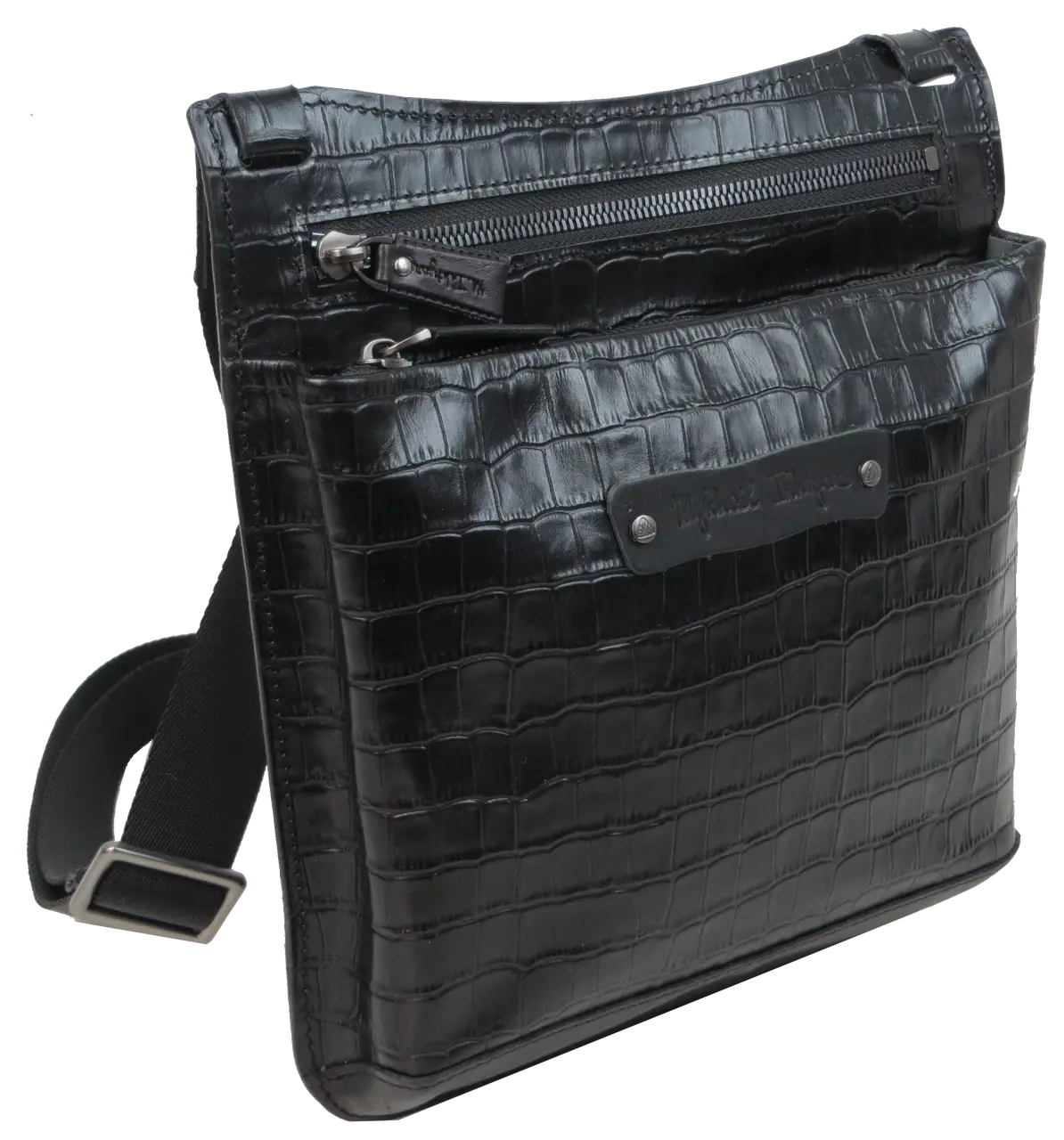 ФОТО КАРТИНКИ ЗОБРАЖЕННЯ Чоловіча шкіряна наплічна сумка під крокодила MYKHAIL IKHTYAR чорна 45041 croco black РОЗДРІБ ОПТ ГУРТ ГУРТОМ ОПТОМ! З ЄВРОПИ! ЯКІСТЬ! Купити Львів Характеристики Ціна Оплата Доставка "БОГОДАР" ІНТЕРНЕТ-МАГАЗИН Огляд Рейтинг Порівняння Як вибрати Якісний